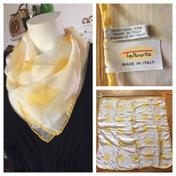 Talbots Accessories - Vintage TALBOTS Silk Scarf